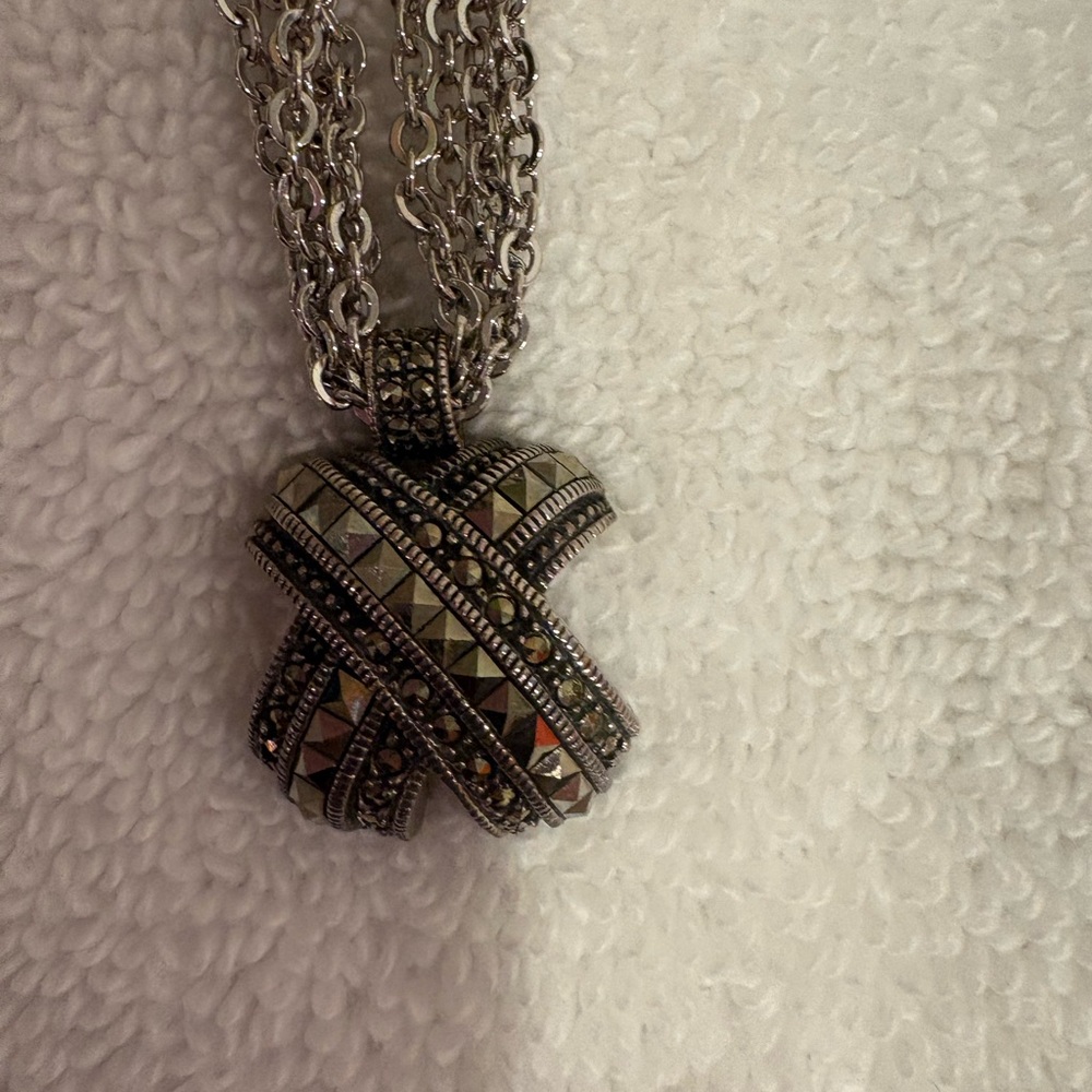 Judith Jack Sterling Silver Pendant Necklace